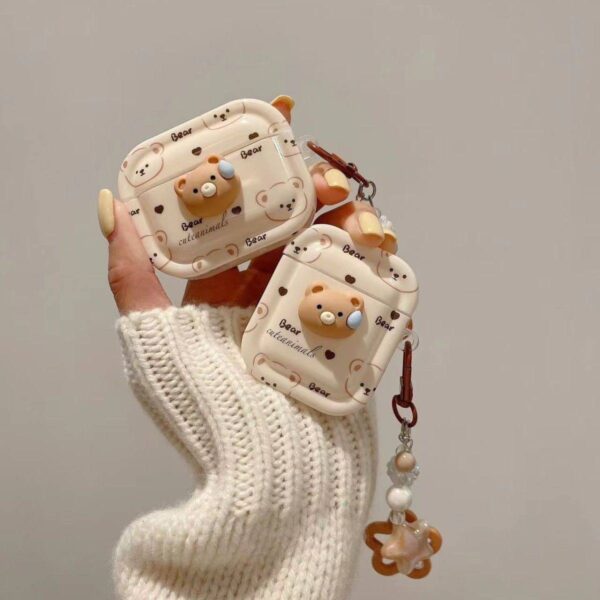 Apple Airpod 3D Teddy Bear Cover for Airpod 2nd Gen