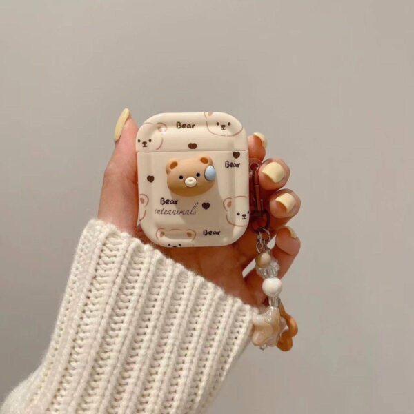 Apple Airpod 3D Teddy Bear Cover for Airpod 2nd Gen