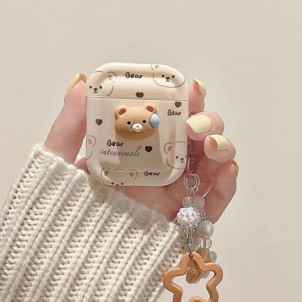 Apple Airpod 3D Teddy Bear Cover for Airpod 2nd Gen