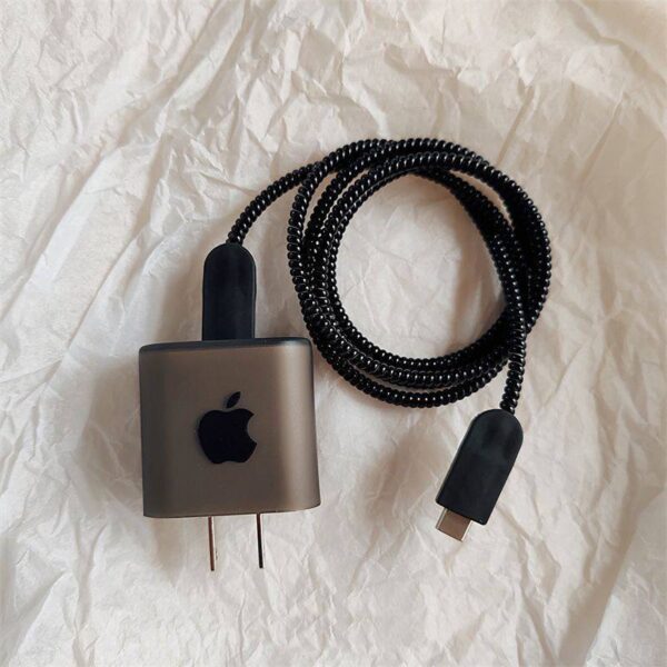 Cute Data Cable Protection Cover for iPhone Adapter