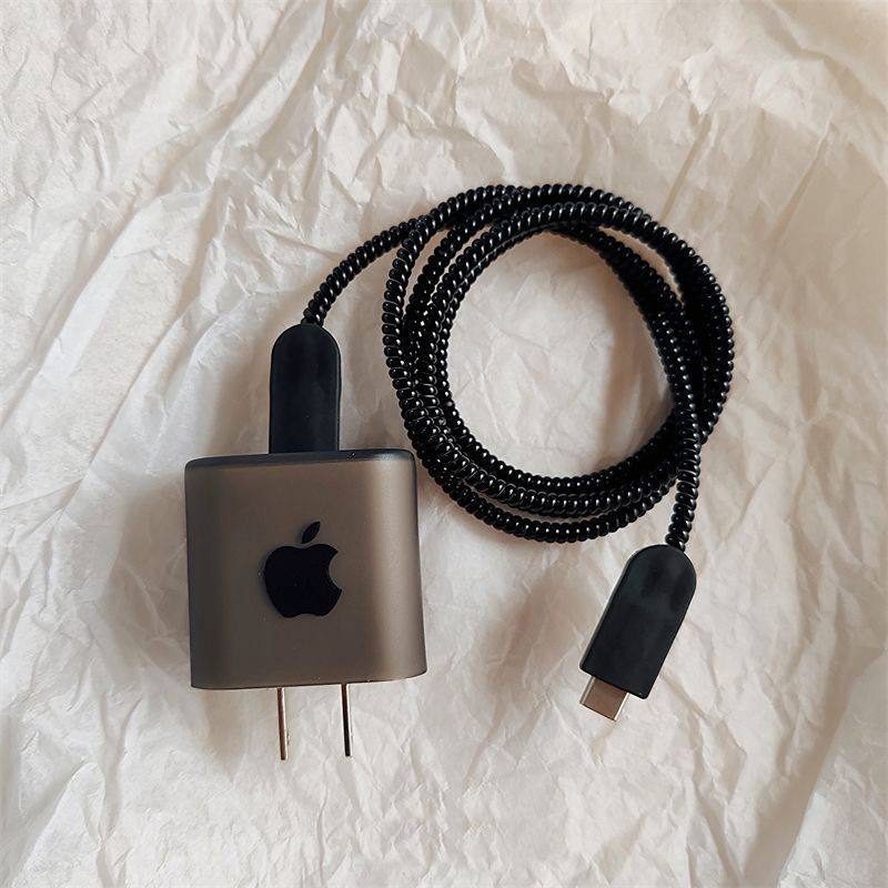 Cute Data Cable Protection Cover for iPhone Adapter