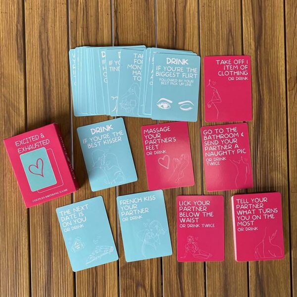 Excited or Exhausted Couple Drinking Games