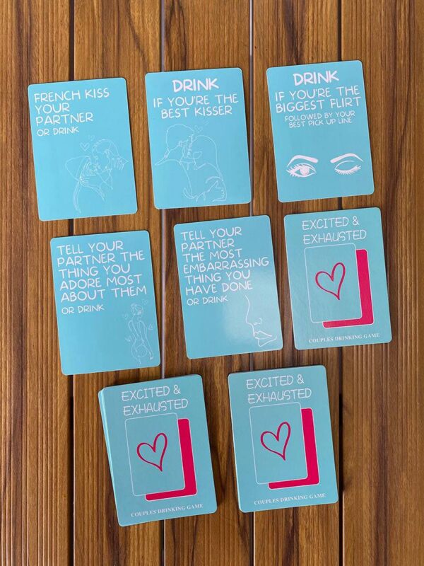 Excited or Exhausted Couple Drinking Games